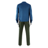 One Piece Zoro Blue Outfit Cosplay Costume Halloween Carnival Party Suit