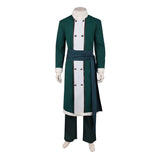 One Piece Zorro Cosplay Green Outfit For Men Halloween Carnival Party Suit Cosplay Costume