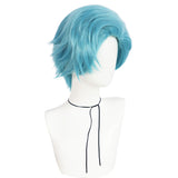 Oshi no Ko Aqua Hoshino Cosplay Blue Wig Heat Resistant Synthetic Hair Carnival Halloween Party Props