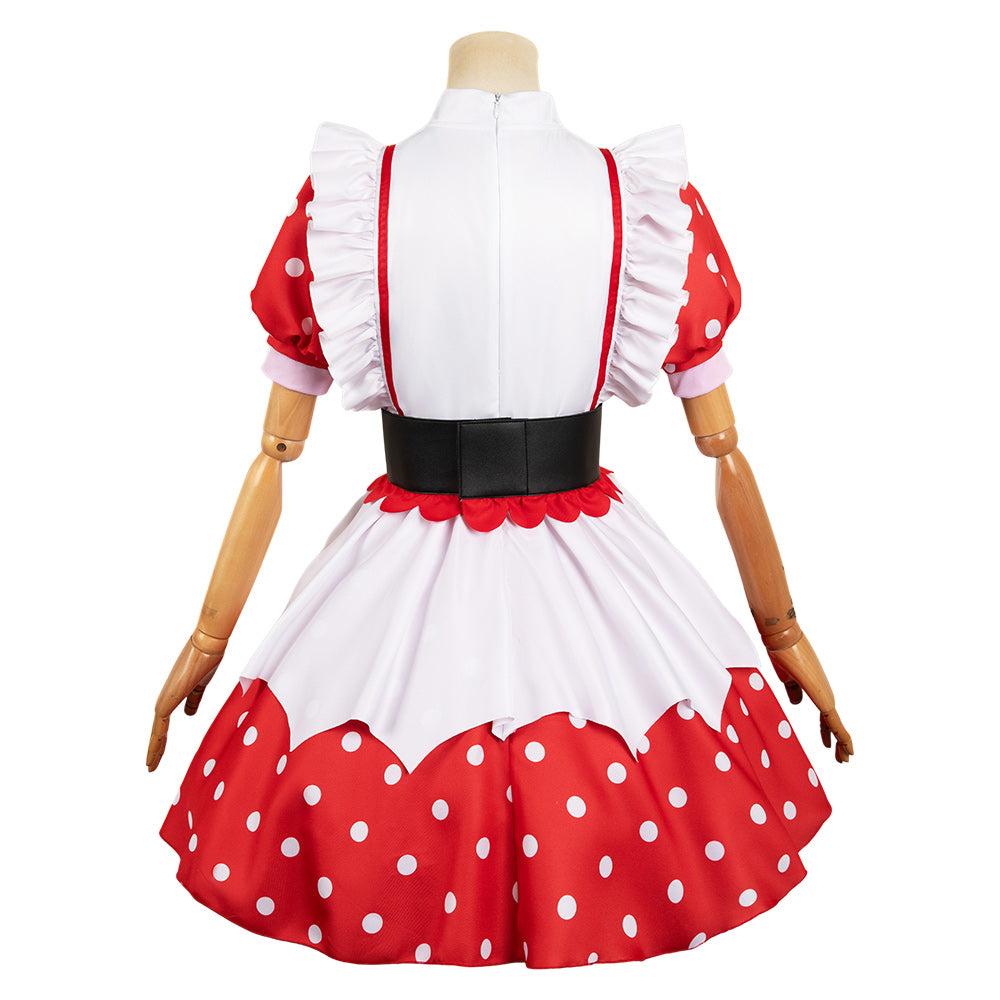 Oshi no Ko Arima Kana Red Polka Dot Dress Cosplay Costume Outfits Cosplaysky.ca Oshi no Ko Arima Kana Red Polka Dot Dress Cosplay Costume Outfits Cosplaysky.ca