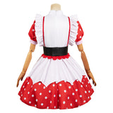 Oshi no Ko Arima Kana Red Polka Dot Dress Cosplay Costume Outfits