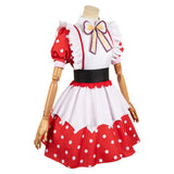 Oshi no Ko Arima Kana Red Polka Dot Dress Cosplay Costume Outfits