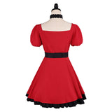 Oshi no Ko Hoshino Rubii Cosplay Red Dress For Halloween Carnival Party Suit