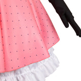 Oshi no Ko Hoshino Ruby Pink Polka Dot Dress Anime Cosplay Costume Outfits