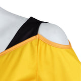 Overwatch 2 Loverwatch Juno Yellow Too with Purple Skirt Cosplay Costume Halloween Carnival Party Suit