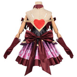 Overwatch Juno Black and Red Heart of Hope Magical Girl Myth Skin Cosplay Costume Halloween Carnival Party Suit