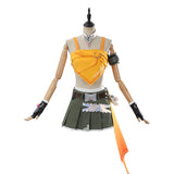 Overwatch OW Costume Mercy Cosplay Girls Group FEARLESS Yellow Top Suit For Adult Female Halloween Carnival Suit