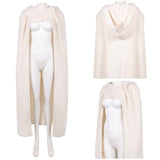 Padme Amidala Cosplay Costume White Cloak Halloween Carnival Party Suit