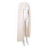 Padme Amidala Cosplay Costume White Cloak Halloween Carnival Party Suit