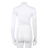 Padme Amidala Women White Top Cosplay Costume Halloween Carnival Party Suit