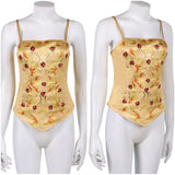 Padme Amidala Yellow Cosplay Costume Halloween Carnival Party Suit
