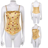 Padme Amidala Yellow Cosplay Costume Halloween Carnival Party Suit
