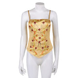 Padme Amidala Yellow Cosplay Costume Halloween Carnival Party Suit