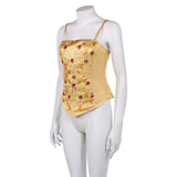 Padme Amidala Yellow Cosplay Costume Halloween Carnival Party Suit