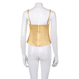 Padme Amidala Yellow Cosplay Costume Halloween Carnival Party Suit