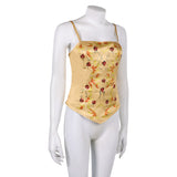 Padme Amidala Yellow Cosplay Costume Halloween Carnival Party Suit