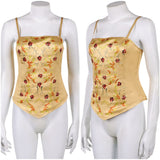 Padme Amidala Yellow Cosplay Costume Halloween Carnival Party Suit