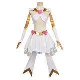 Panty & Stocking Panty Cospaly Costume White Dress For Adult Female Halloween Carnival Party Suit