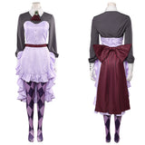 Perona Women Pink Outfit Cosplay Costume Halloween Carnival Party Suit