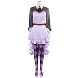 Perona Women Pink Outfit Cosplay Costume Halloween Carnival Party Suit