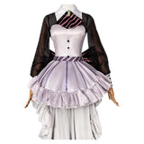 Perona Women White Dress Cosplay Costume Halloween Carnival Party Suit