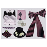 Perona Women White Dress Cosplay Costume Halloween Carnival Party Suit