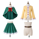 Petora Women Yellow and Green Outfit Cosplay Costume Halloween Carnival Party Suit