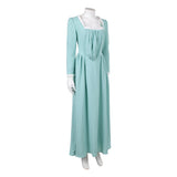 Pirates of the Caribbean Elizabeth Swann Women Green Dress Cosplay Costume Halloween Carnival Party Suit