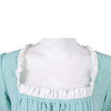 Pirates of the Caribbean Elizabeth Swann Women Green Dress Cosplay Costume Halloween Carnival Party Suit