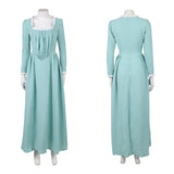 Pirates of the Caribbean Elizabeth Swann Women Green Dress Cosplay Costume Halloween Carnival Party Suit