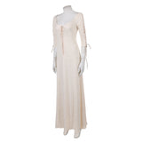 Pirates of the Caribbean Elizabeth Swann Women White Dress Cosplay Costume Halloween Carnival Party Suit