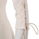 Pirates of the Caribbean Elizabeth Swann Women White Dress Cosplay Costume Halloween Carnival Party Suit