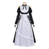 Playing Death Games to Put Food on the Table Benya Cosplay Maid Dress For Women Halloween Carnival Party