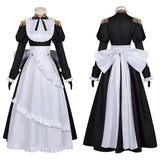 Playing Death Games to Put Food on the Table Benya Cosplay Maid Dress For Women Halloween Carnival Party