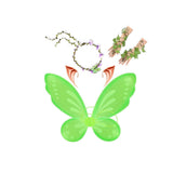 Poison Lvy Kids Children Green Dress Cosplay Costume Halloween Carnival Party Suit