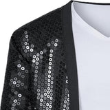 Pop Star Black Retro 80s Stage-style Classic Jacket and Hat Set Cosplay Costume Halloween Carnival Party Suit