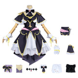 Pretty Cure Moria Ruruka Women Black Outfit Cosplay Costume Halloween Carnival Party Suit
