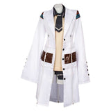 Pretty Derby Agnes Tachyon Women White Trench Coat Set Cosplay Costume Halloween Carnival Party Suit