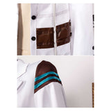 Pretty Derby Agnes Tachyon Women White Trench Coat Set Cosplay Costume Halloween Carnival Party Suit