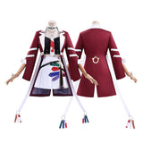Pretty Derby Forever Young Women Red Outfit Cosplay Costume Halloween Carnival Party Suit