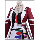 Pretty Derby Forever Young Women Red Outfit Cosplay Costume Halloween Carnival Party Suit