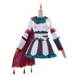 Pretty Derby Marche Lorraine Women White Outfit Cosplay Costume Halloween Carnival Party Suit