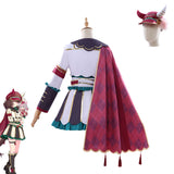 Pretty Derby Marche Lorraine Women White Outfit Cosplay Costume Halloween Carnival Party Suit