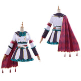 Pretty Derby Marche Lorraine Women White Outfit Cosplay Costume Halloween Carnival Party Suit