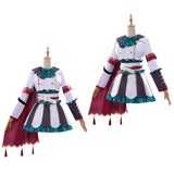 Pretty Derby Marche Lorraine Women White Outfit Cosplay Costume Halloween Carnival Party Suit