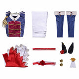 Pretty Derby Rose Kingdom Women Blue Uniform Cosplay Costume Halloween Carnival Party Suit