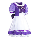 Pretty Derby Special Week Women Purple Dress Cosplay Costume Halloween Carnival Party Suit