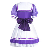 Pretty Derby Special Week Women Purple Dress Cosplay Costume Halloween Carnival Party Suit