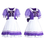 Pretty Derby Special Week Women Purple Dress Cosplay Costume Halloween Carnival Party Suit