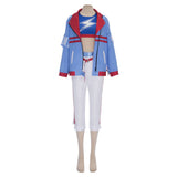 Pretty Derby Tamamo Cross Women Blue Outfit Cosplay Costume Halloween Carnival Party Suit